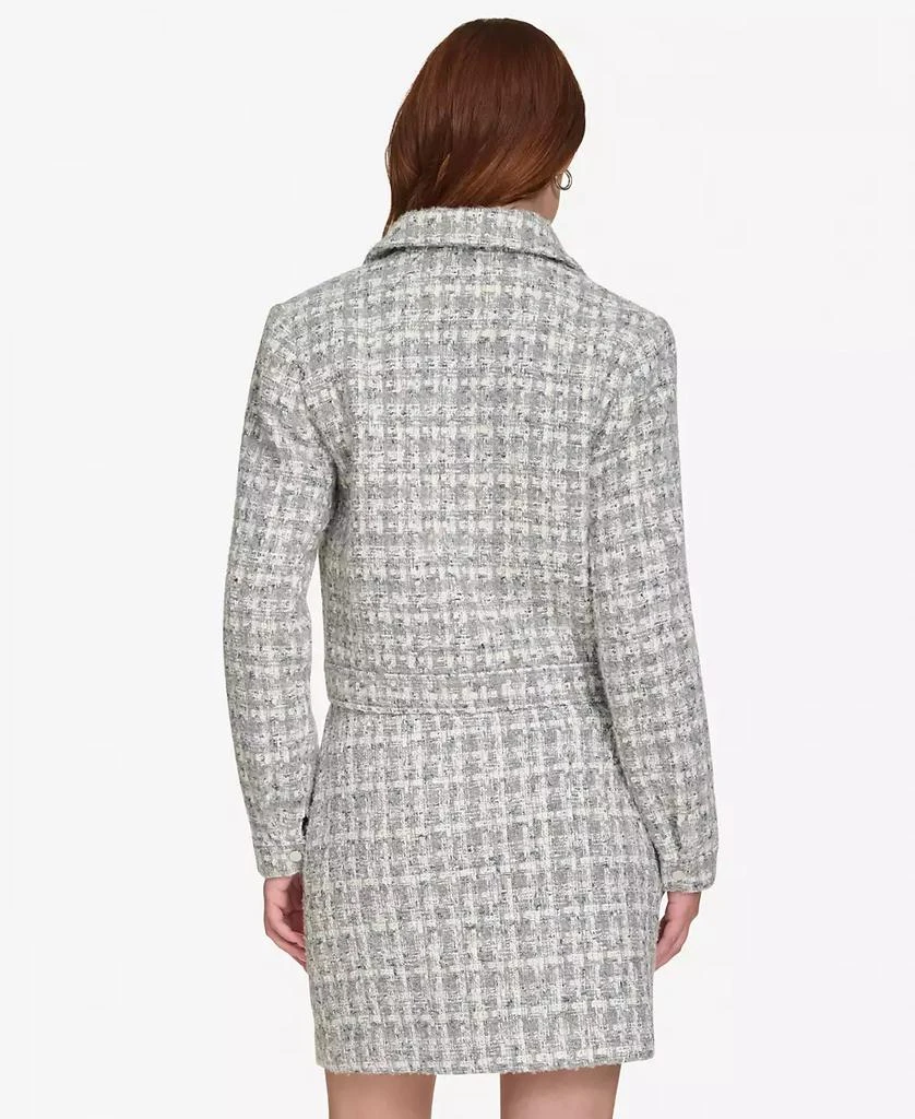 Calvin Klein Women's Tweed Button-Front Jacket 3