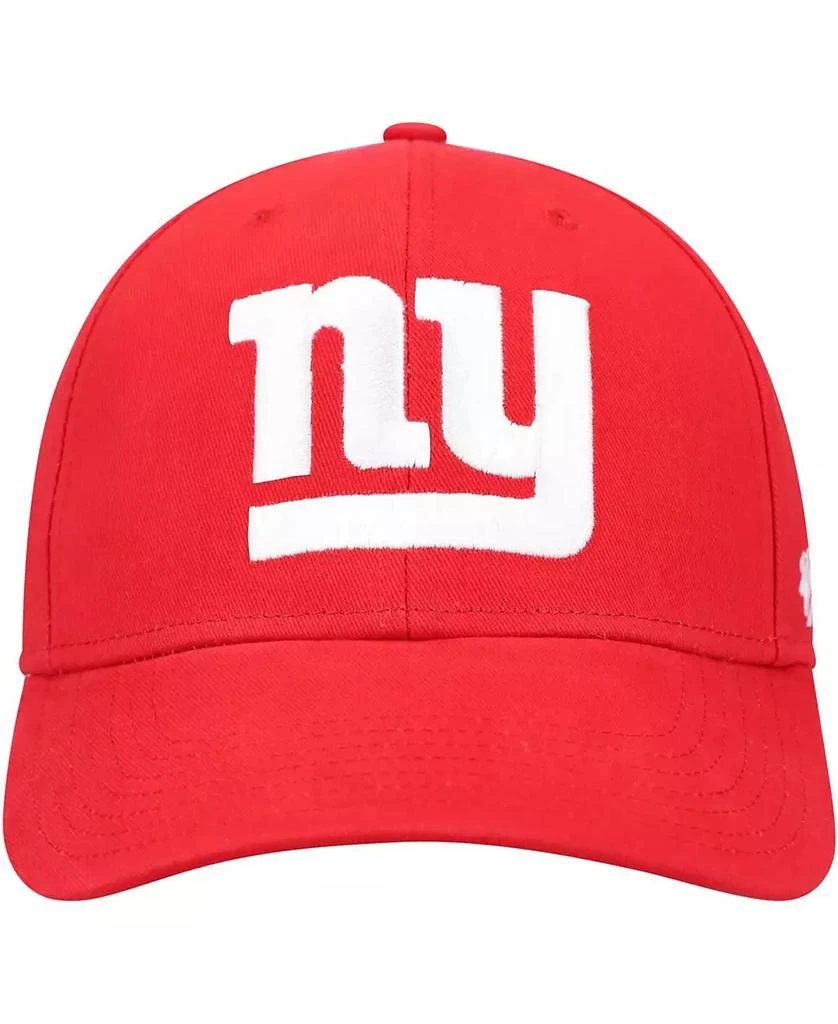 47 Brand Boys Red New York Giants Basic Secondary MVP Adjustable Hat 2