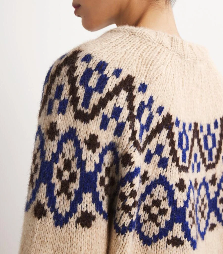 ME+EM Alpaca Wool-Cotton Fair Isle Sweater 6