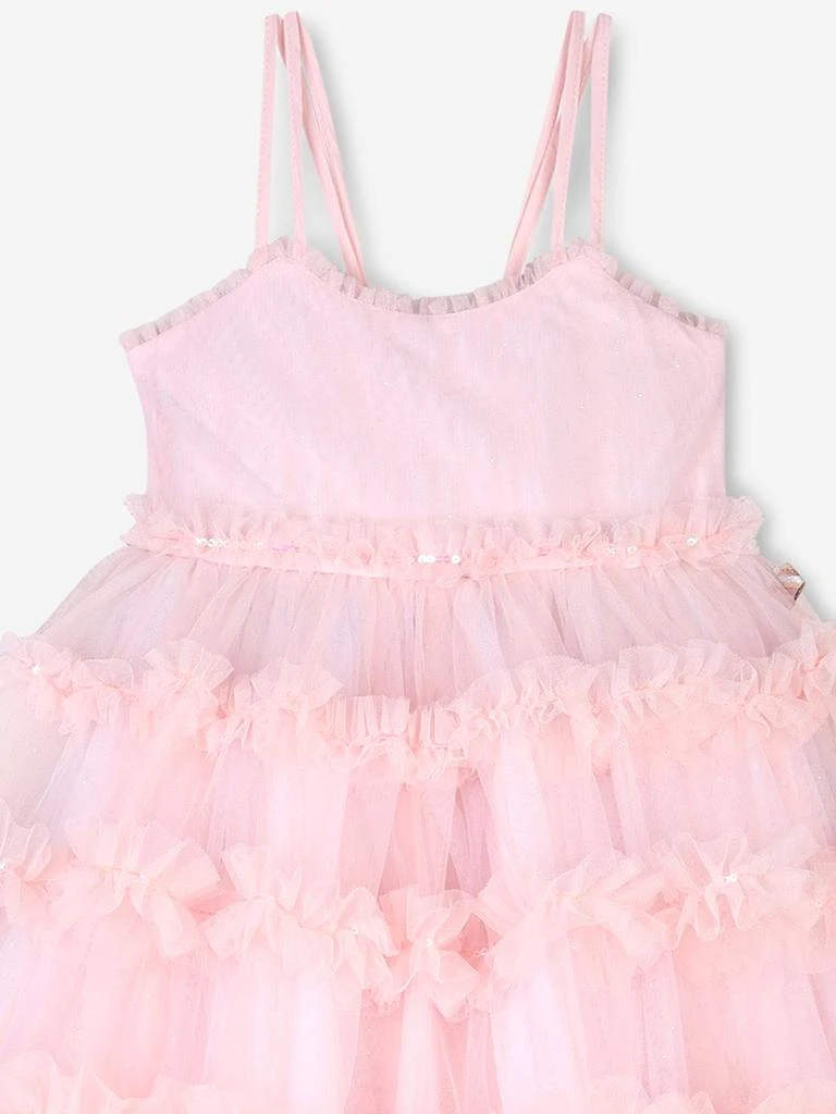 Billieblush Girls Sequin Tulle Dress in Pink 3