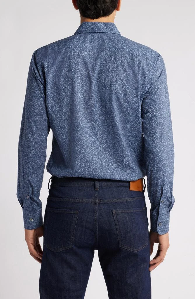 Canali Regular Fit Floral Button-Up Shirt 3
