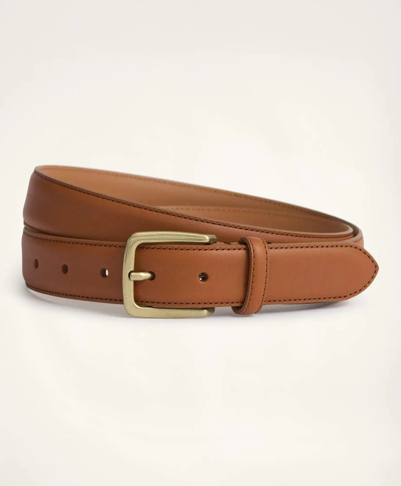 Brooks Brothers Stitched Leather Belt 1