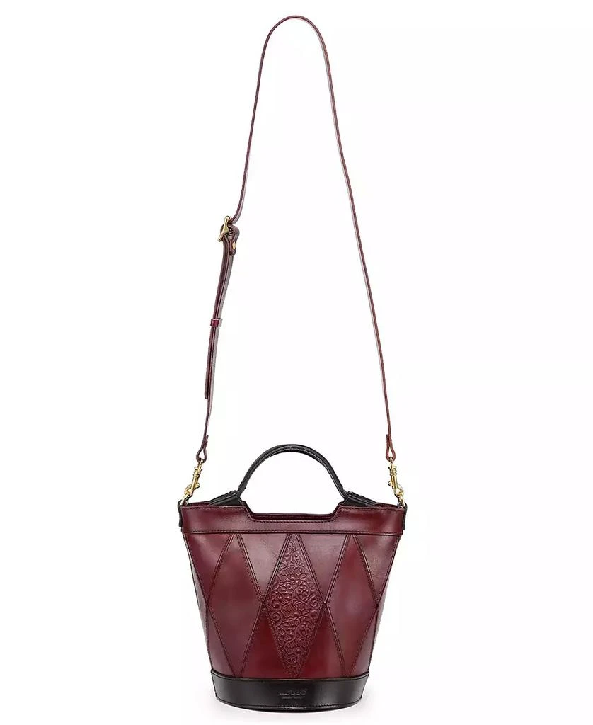 OLD TREND Women's Genuine Leather Primrose Mini Tote Bag 7