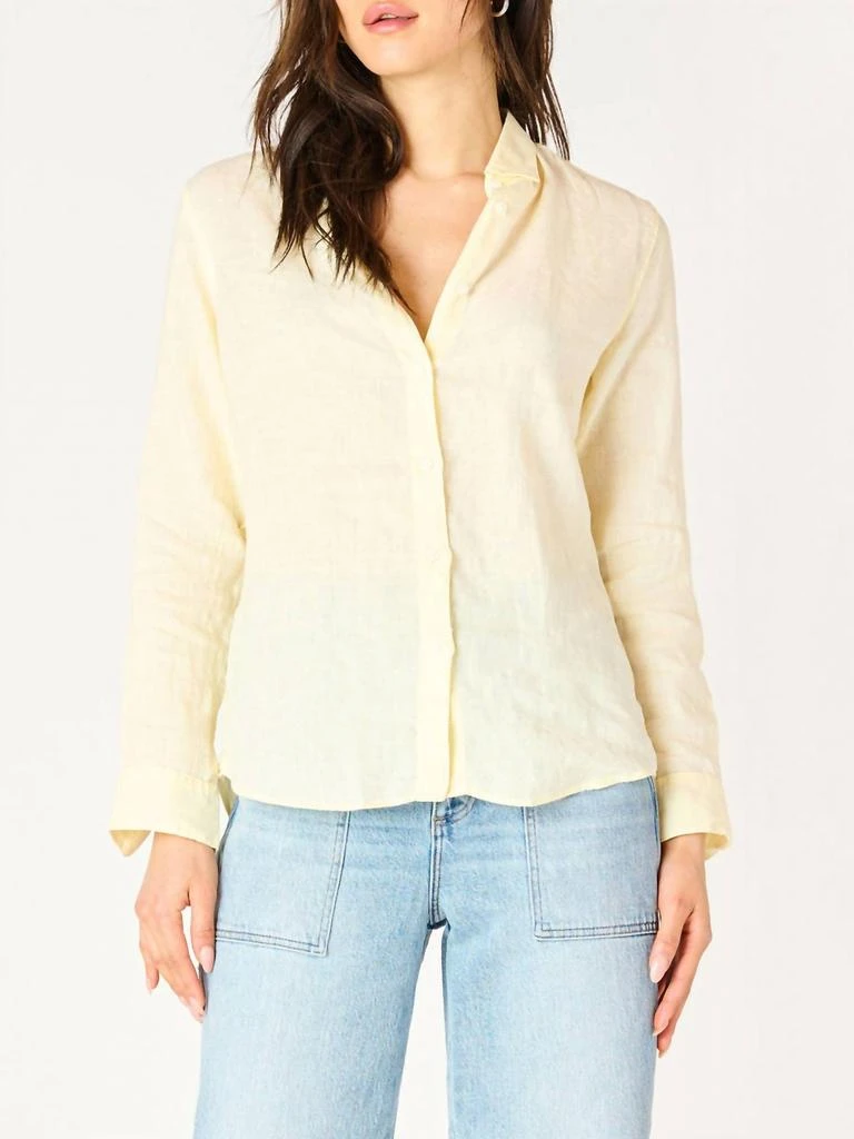 Dex Dex - Long Sleeve Button Front Blouse 1