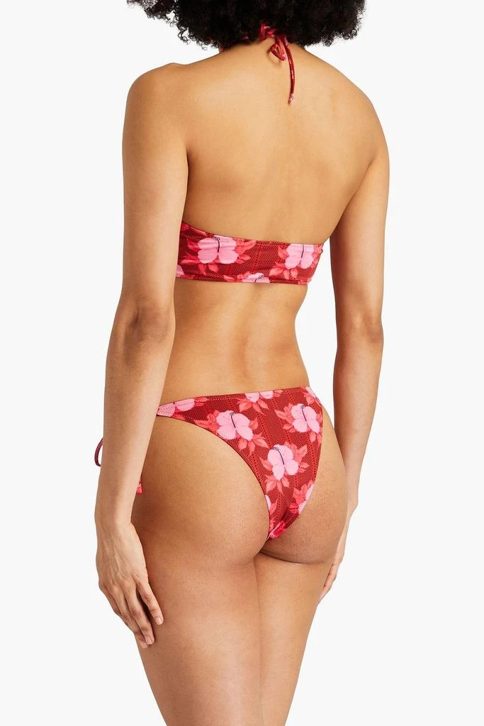 Fisch Chanzy floral-print stretch-ECONYL® bikini briefs 3