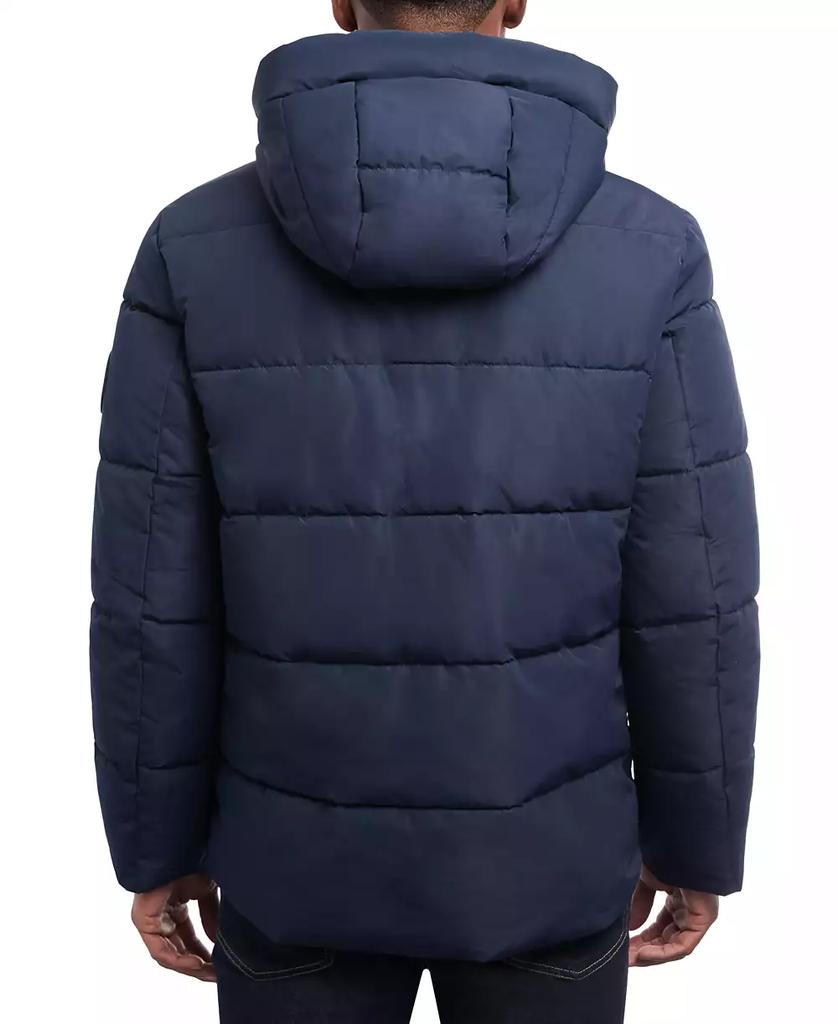 MICHAEL outlet KORS Jacket Puffer Hooded Midnight Blue Medium, MRSP $225