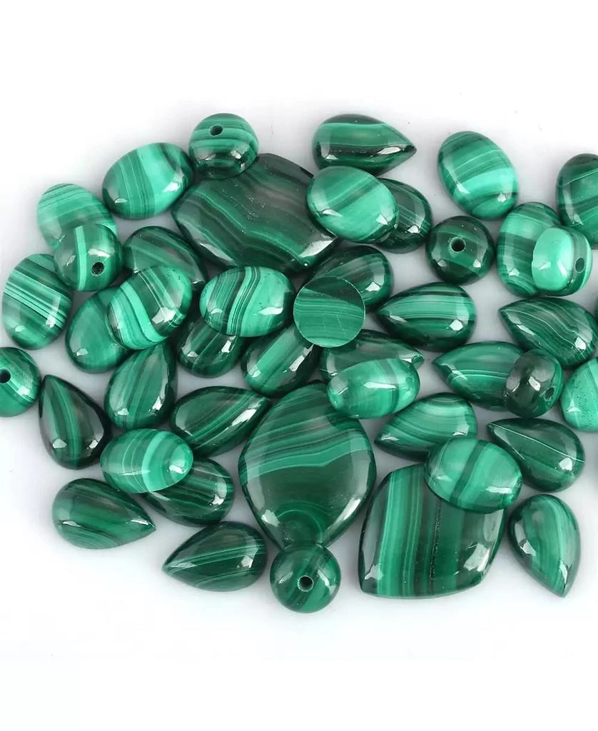 American West Jewelry Sterling Silver Malachite East West Ring 5