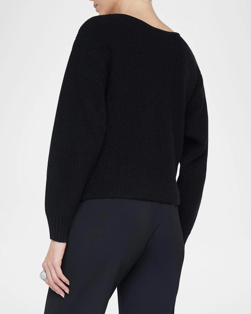 L'Agence Antonella Surplice Sweater 2