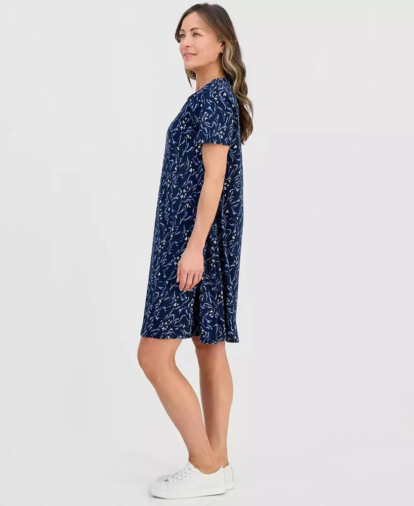 Style 
Co Petite Printed Short-Sleeve T-Shirt Dress, Macy
s Exclusive 3