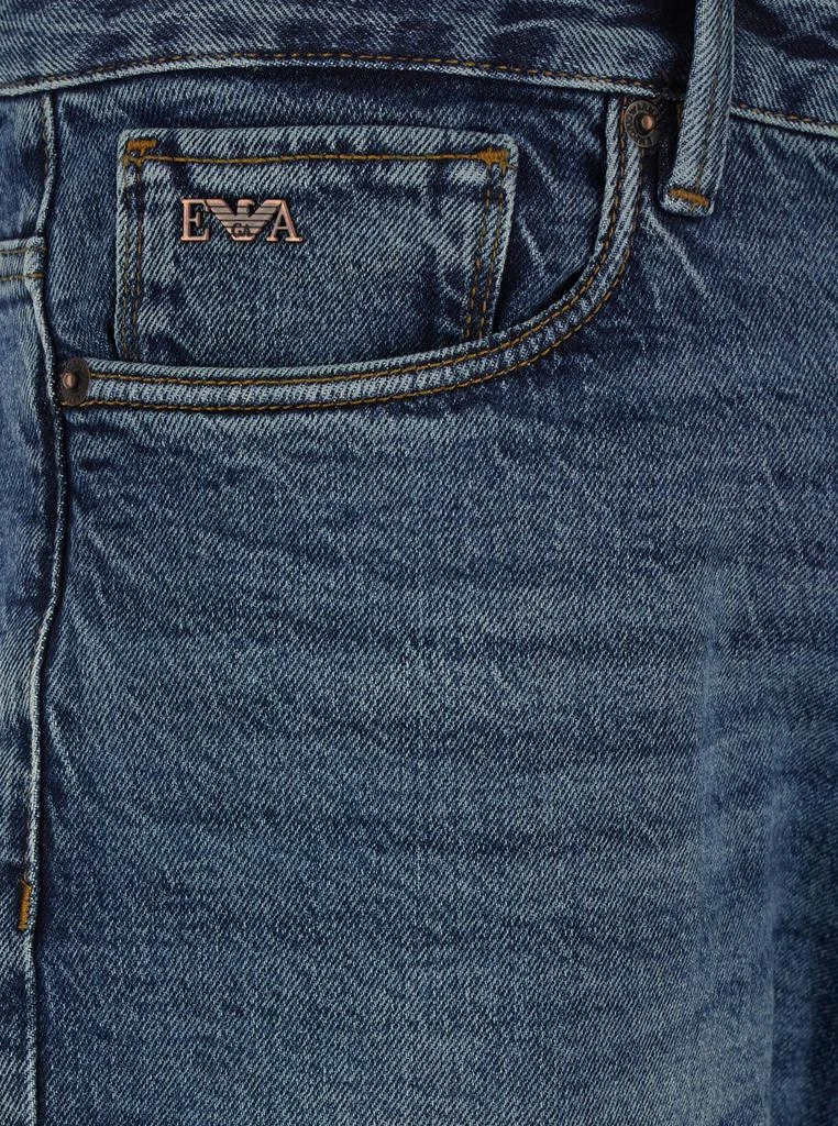 Emporio Armani Emporio Armani J06 Slim-Fit Washed Denim Jeans 3