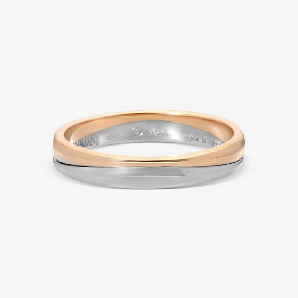 Damiani Damiani 18K Rose Gold and 18K White Gold, Diamond Band Ring Sz. 7 20048877 2