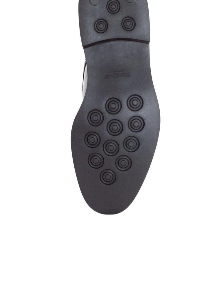 DOUCAL'S Black Leather Lace-up Derby 4