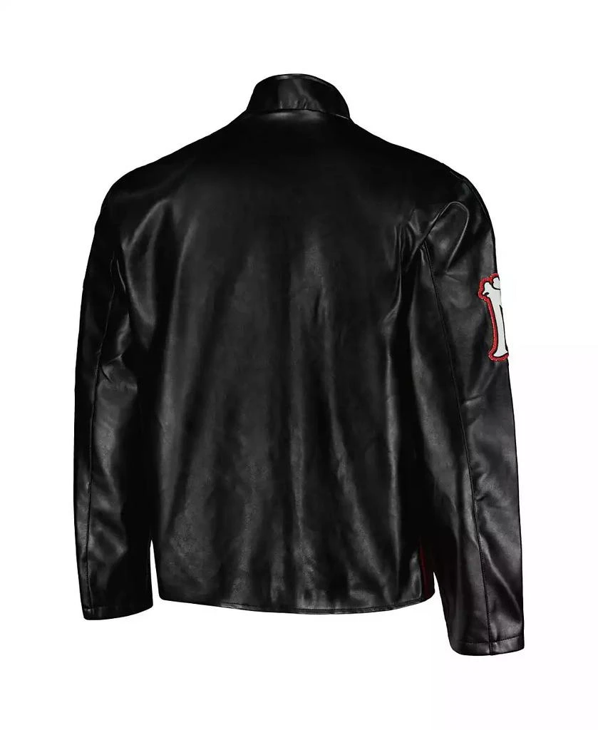 Reason Men
s and Women
s Black Scarface Moto Full-Zip Jacket 2