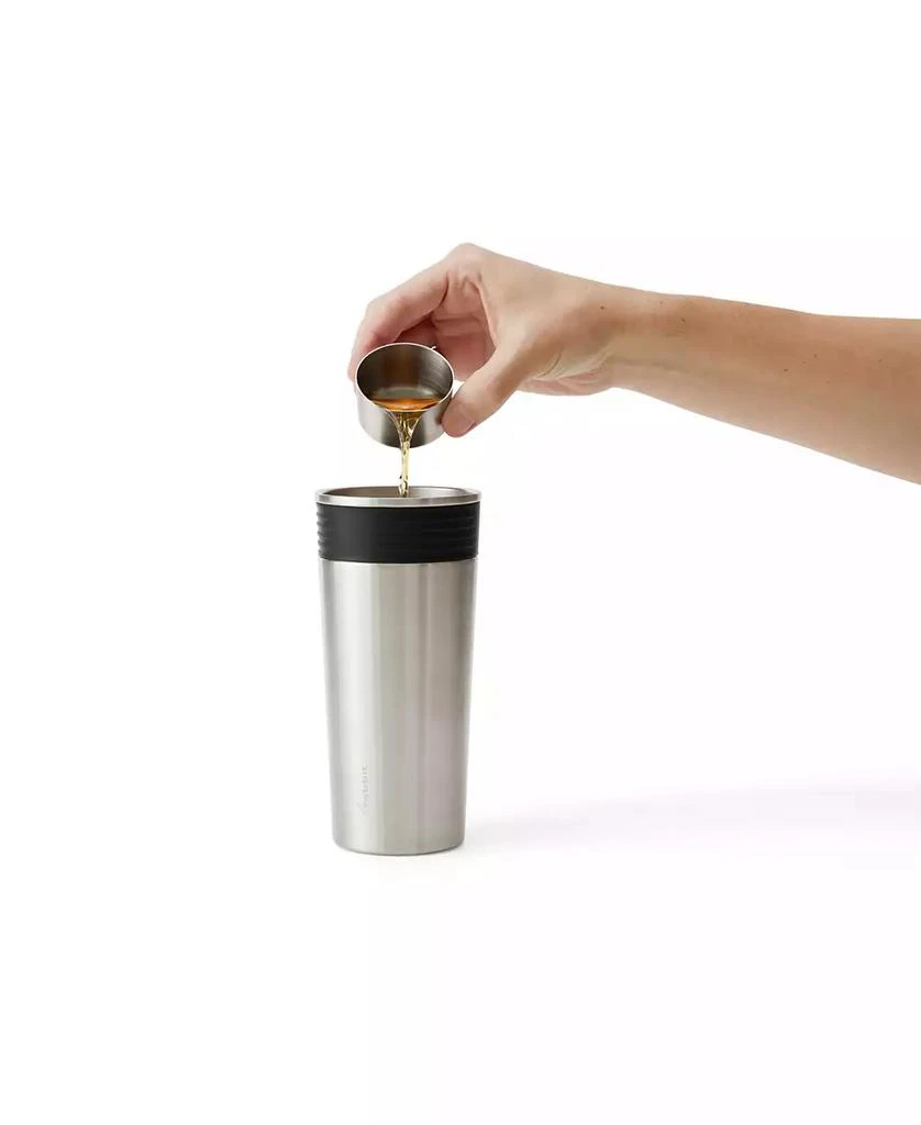 Rabbit 18 oz Double Insulated Stainless Steel Cocktail Shaker with 1.5 oz  shot Cap and Strainer 6