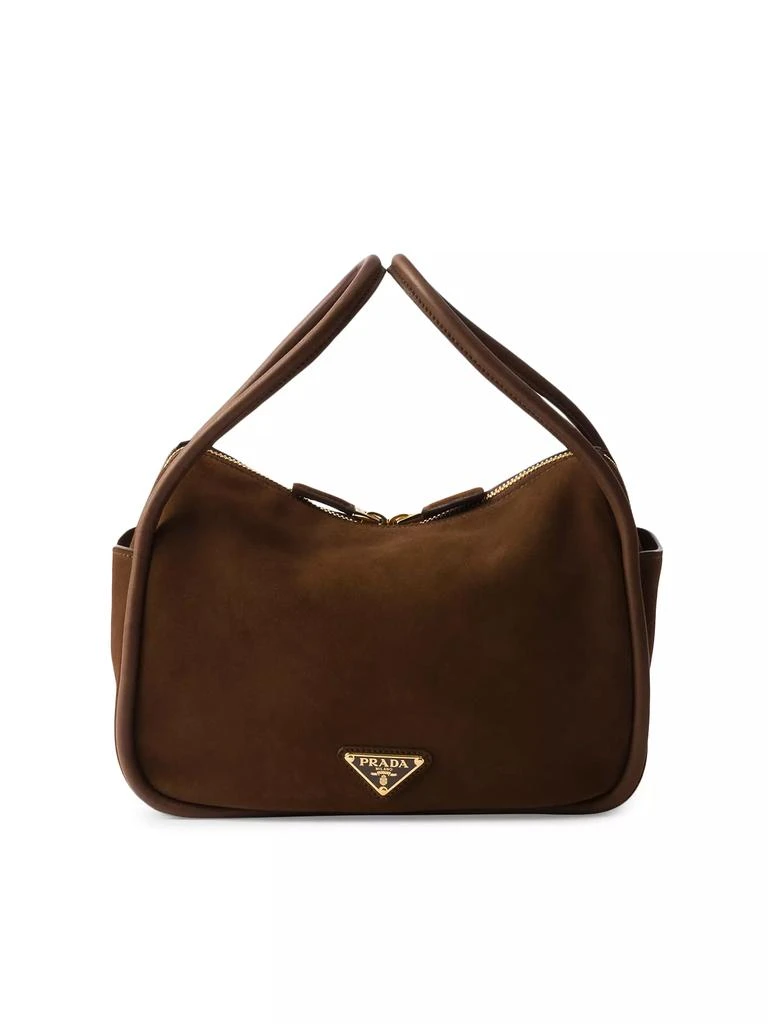 Prada Suede Handbag 1