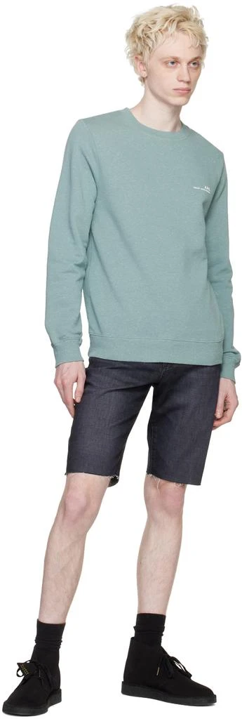 A.P.C. Green Item H Sweatshirt 4