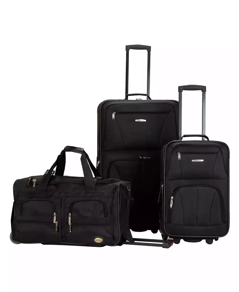 Rockland 3-Pc. Softside Luggage Set 1