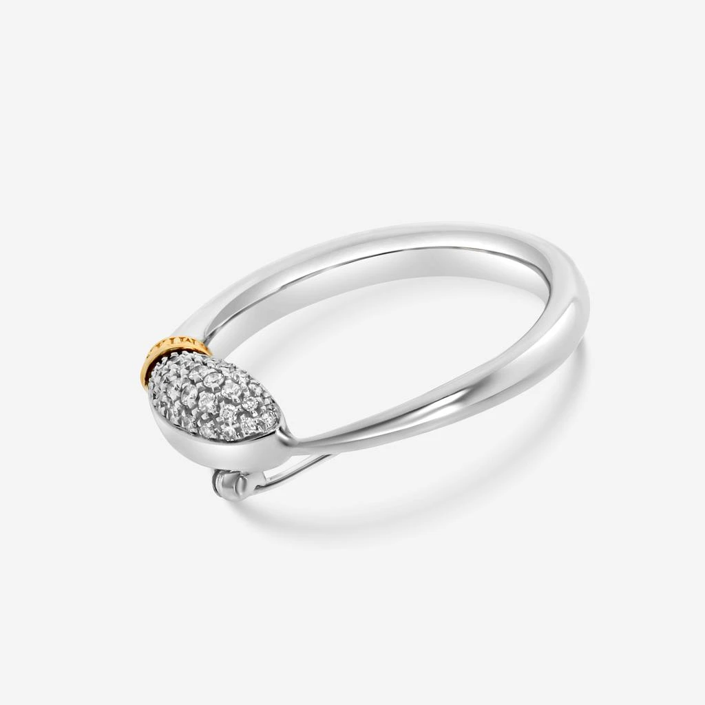 Damiani Damiani 18K White Gold and 18K Rose Gold, Diamond Pendant Brooch 64674 3