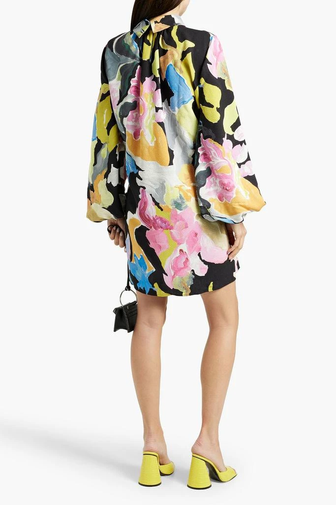 Stine Goya Rikke printed crepe mini dress 3