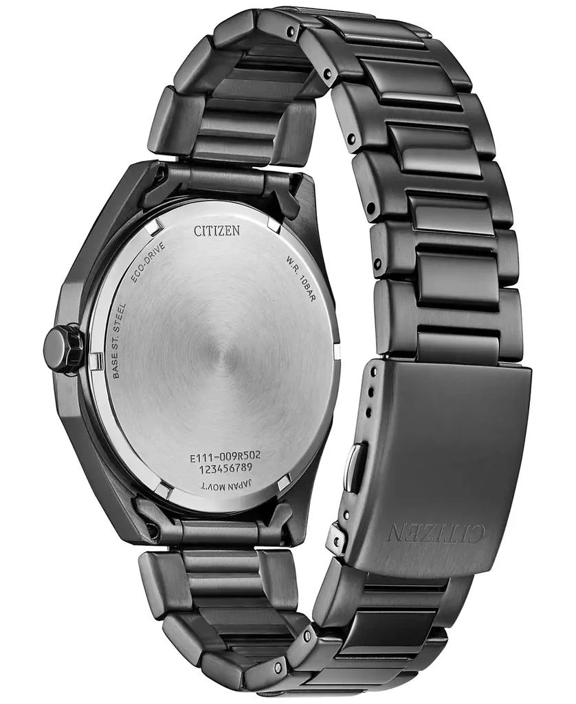 Citizen Eco-Drive Men's Weekender Gray-Tone Stainless Steel Bracelet Watch 41mm 3