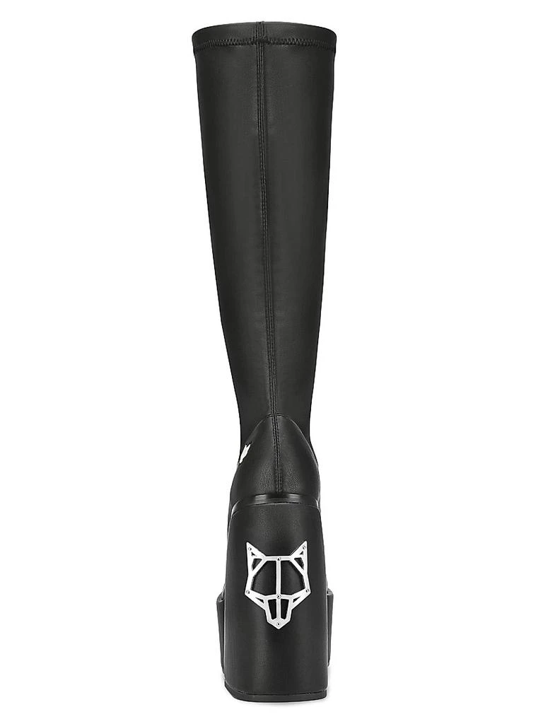 Naked Wolfe Spice Black Stretch Knee-High Boots 4