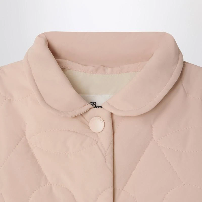 Bonpoint Luno light pink quilted jacket 3