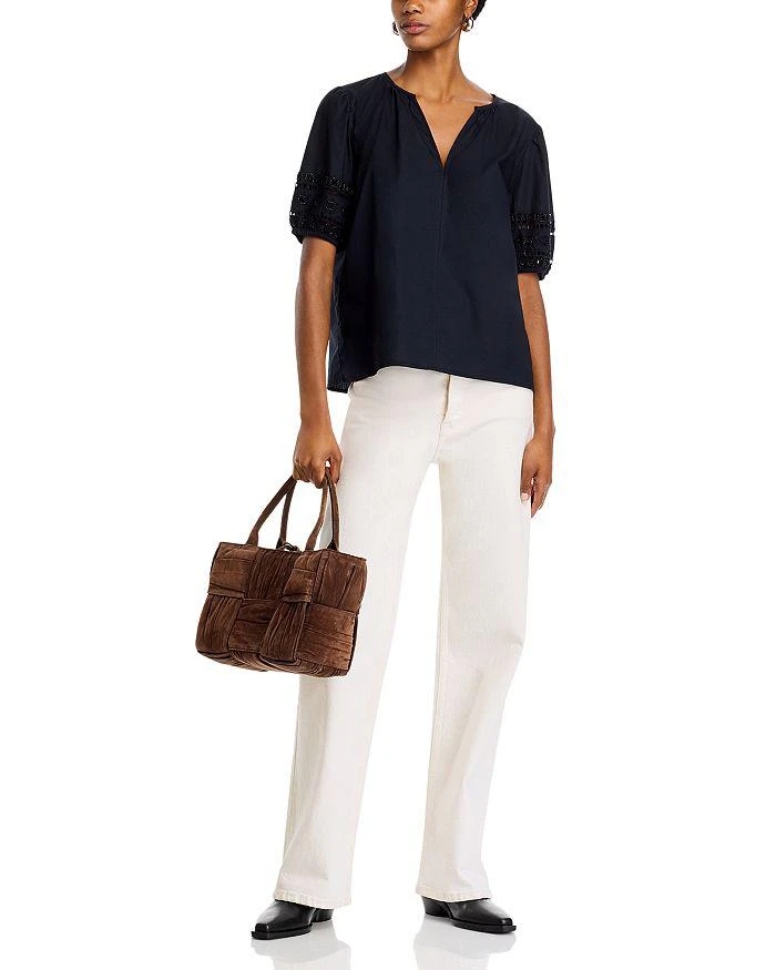 Velvet by Graham & Spencer Martha Puff Sleeve Top 2