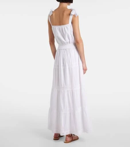 MELISSA ODABASH Giulia lace-trimmed cotton top 3