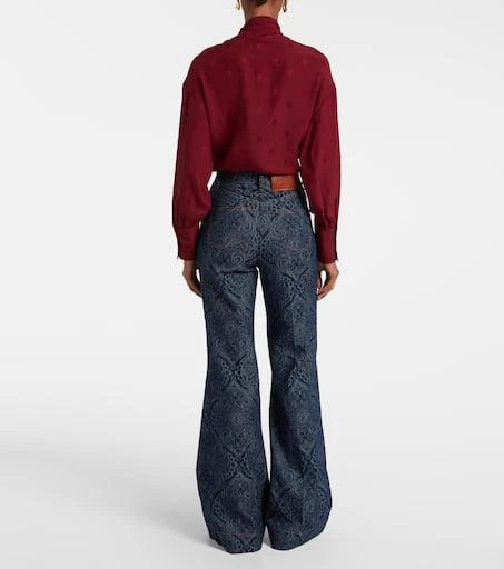 ETRO Pegaso high-rise flared jeans 3