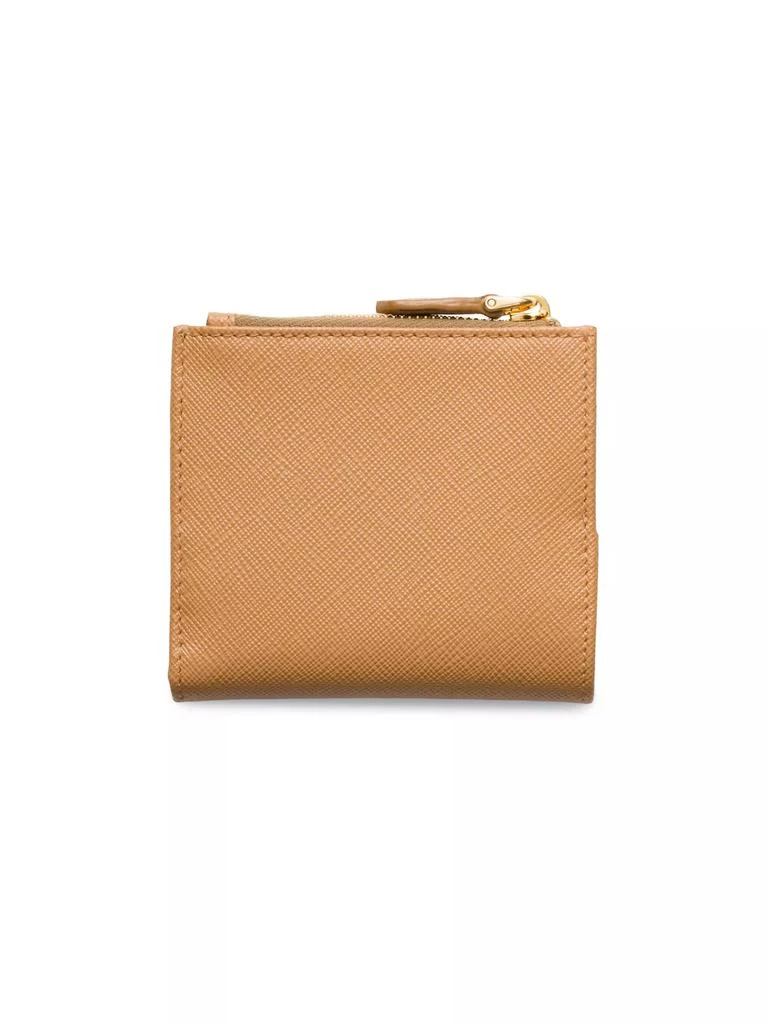 Prada Small Saffiano and Smooth Leather Wallet 3
