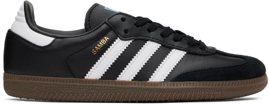 Adidas Big Kids Black & White Samba OG Sneakers 1