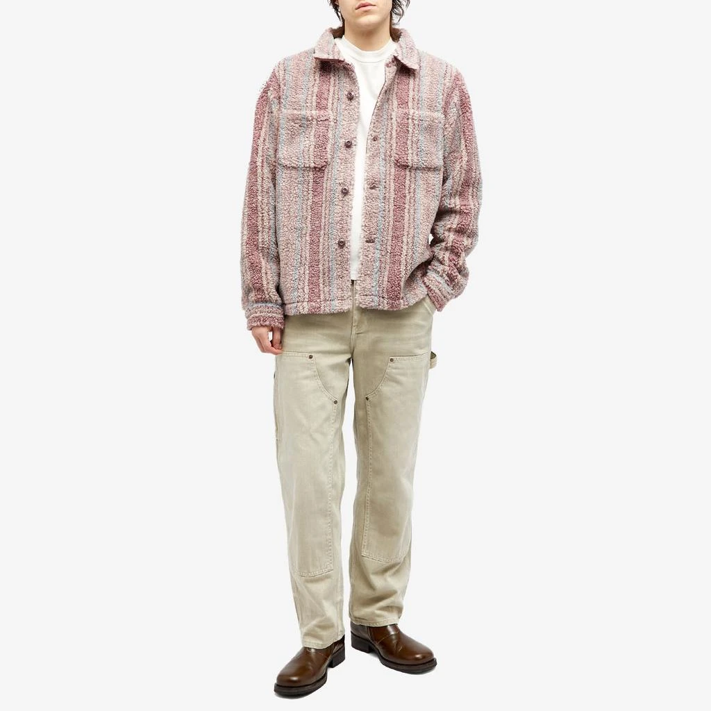 STUSSY Stussy Stripe Sherpa Shirt 4