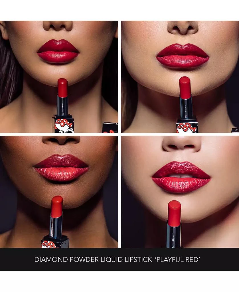 House of Sillage Disney x Diamond Powder Satin Lipstick - Playful Red 3