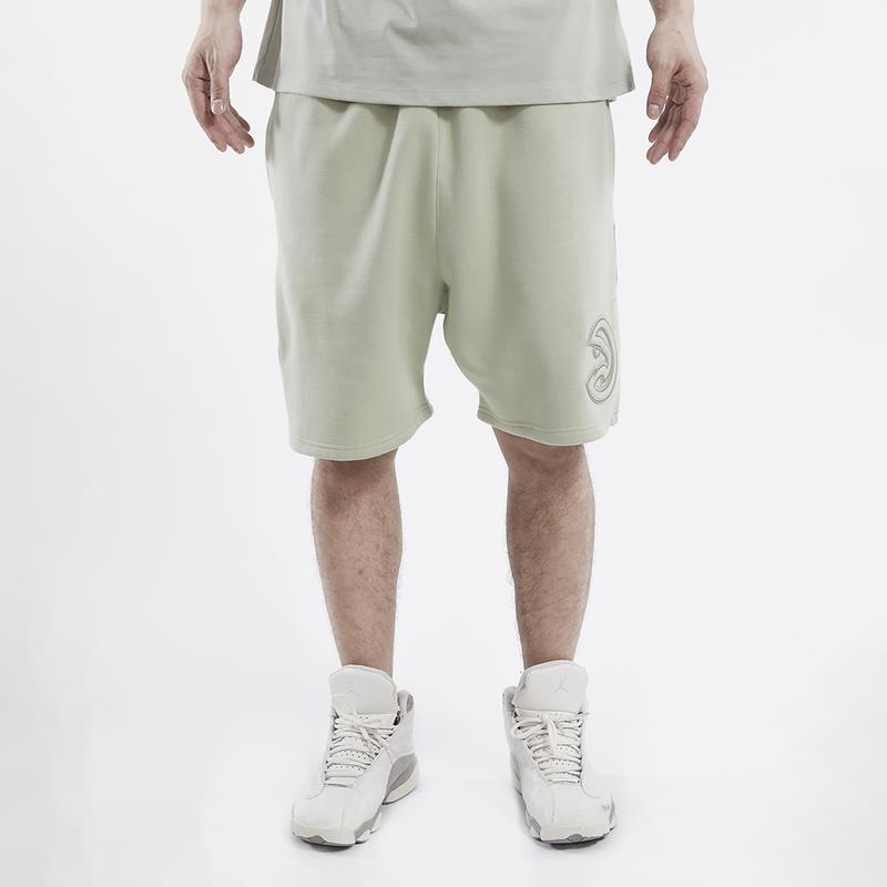 Pro Standard Pro Standard Hawks Neutral Fleece Shorts - Men's