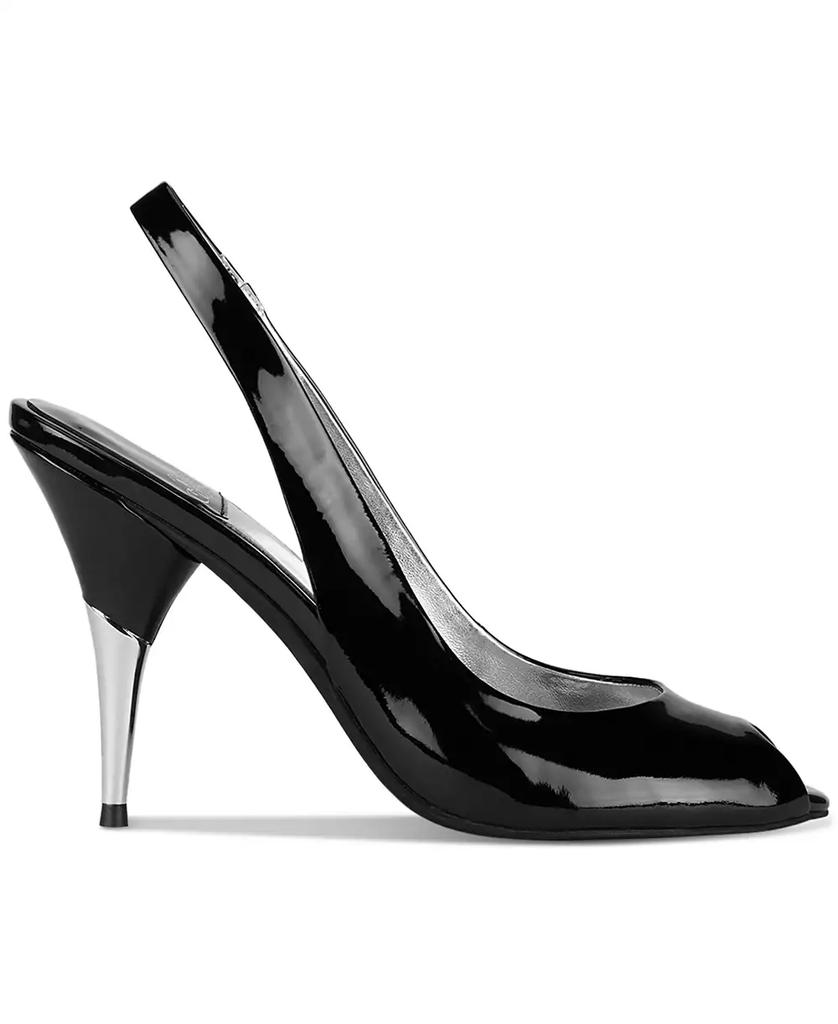Jeffrey Campbell Charis Peep-Toe Slingback Pumps