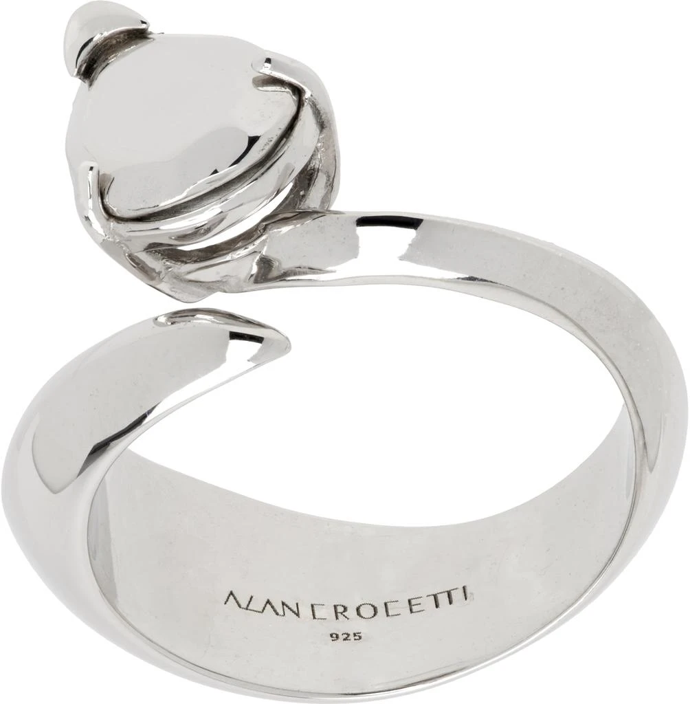 Alan Crocetti Silver Hard Alien Ring 1