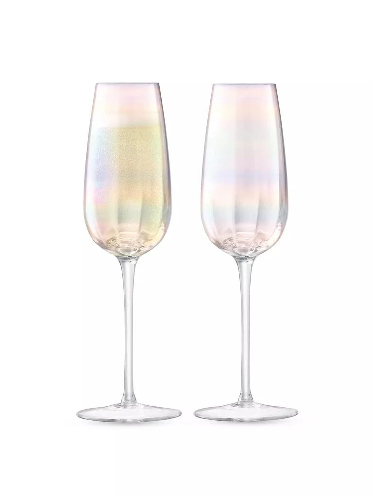 LSA Pearl Champagne Flutes 2-Piece Set 1