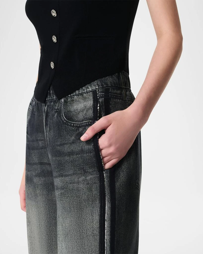 Rag & Bone Miramar Cotton-Terry Wide-Leg Track Pants 5