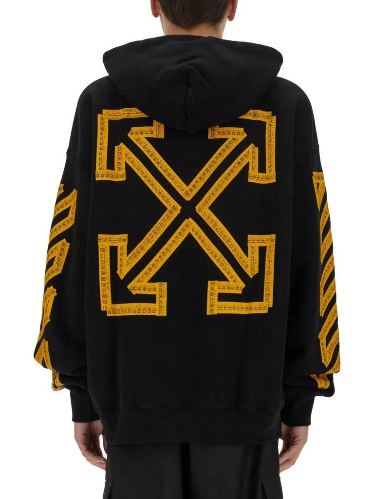 Off-White Off-White Tape Arrow Drawstring Hoodie 2