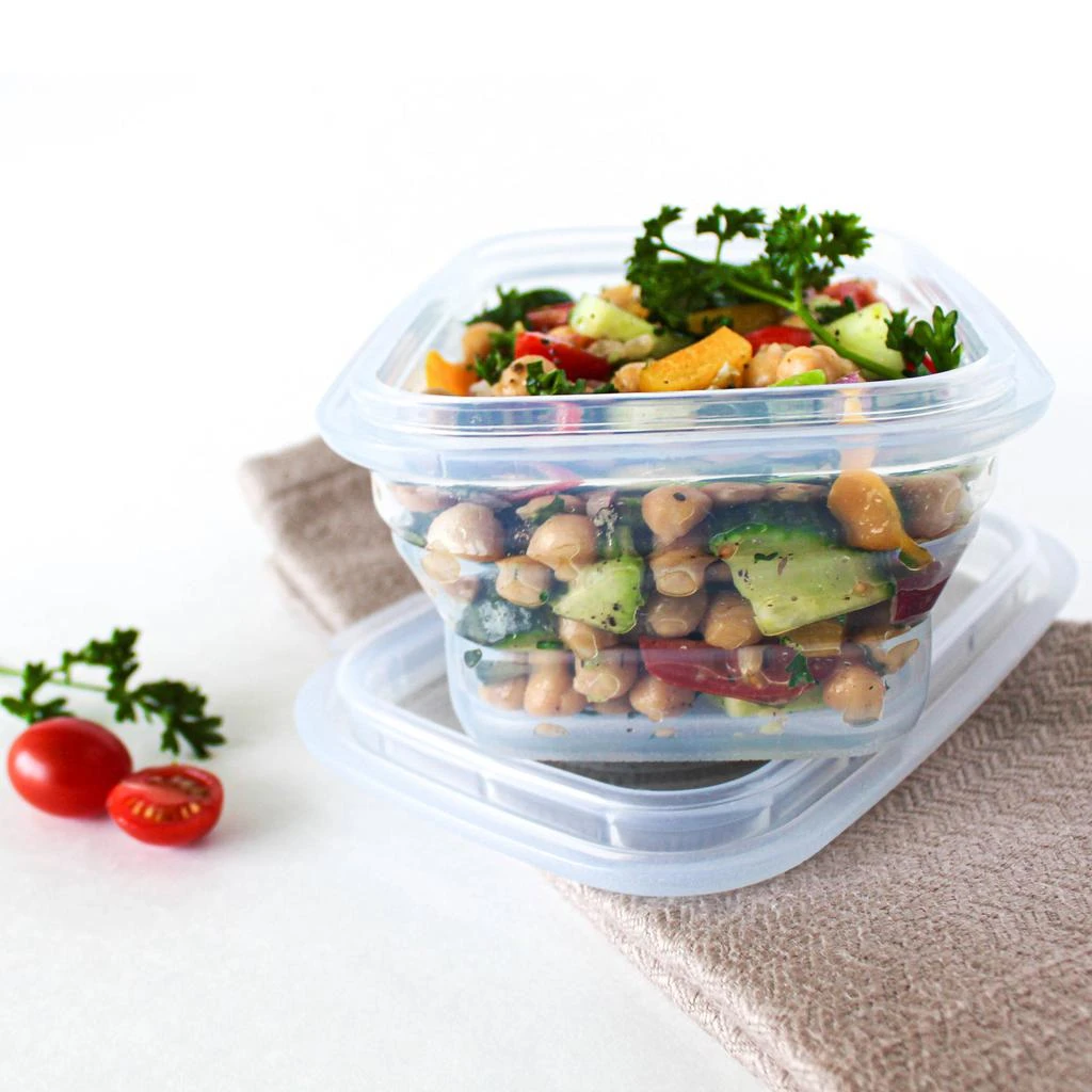 MNML Collapsible Silicone Food Storage Container Set of 6 - 1160 ml - Clear 6