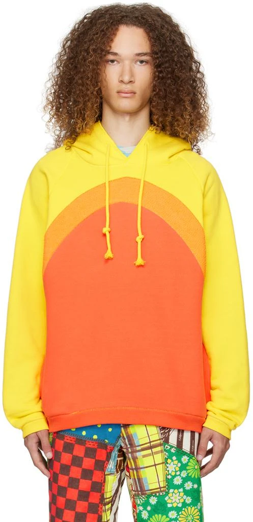ERL Yellow & Orange Rainbow Hoodie 1