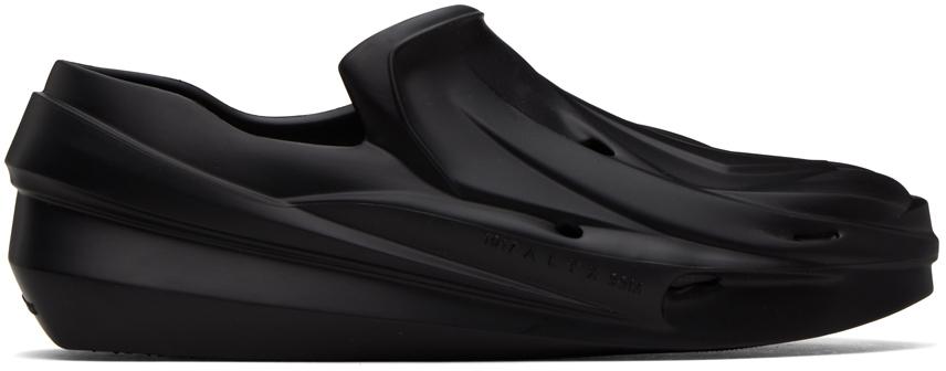 1017 ALYX 9SM Black Mono Slip-On Sneakers