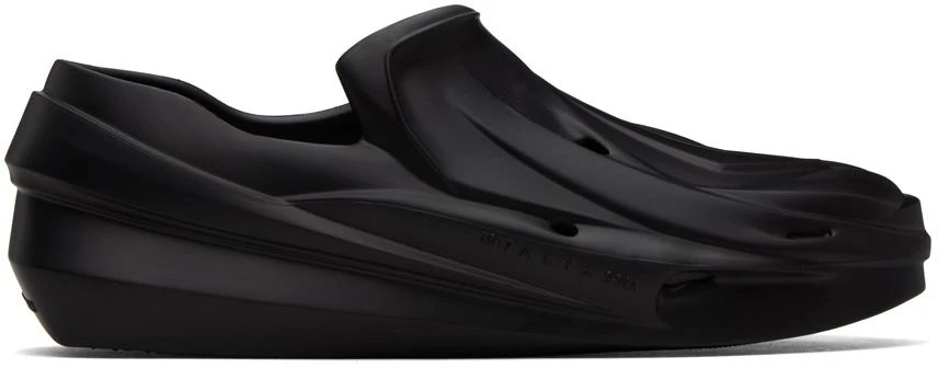 1017 ALYX 9SM Black Mono Slip-On Sneakers 1