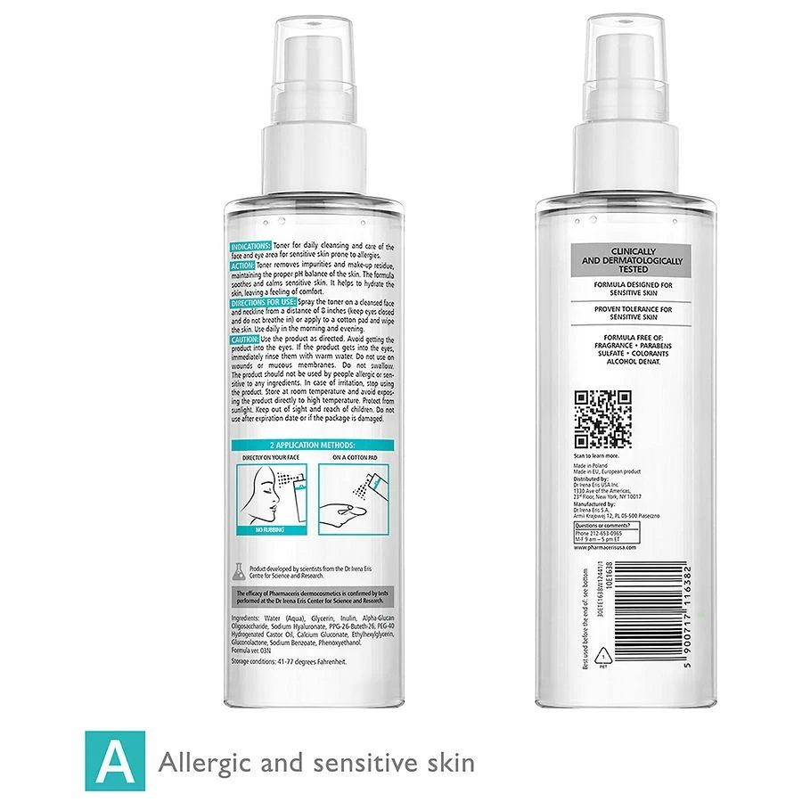 Pharmaceris Puri-Sensilique Calming & Moisturizing Toner 2