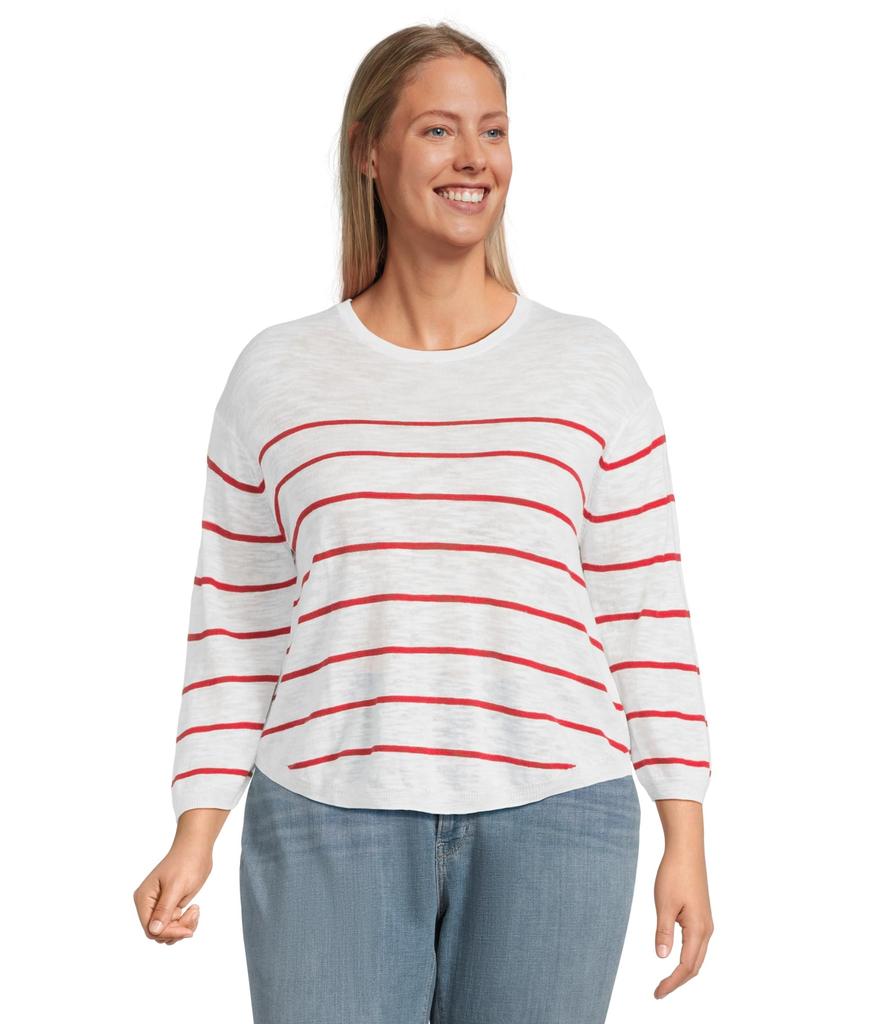 Mod-o-doc 3/4 Sleeve Swing Sweater