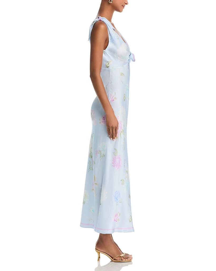 LOVESHACKFANCY Perri Floral Tie Shoulder Dress 5