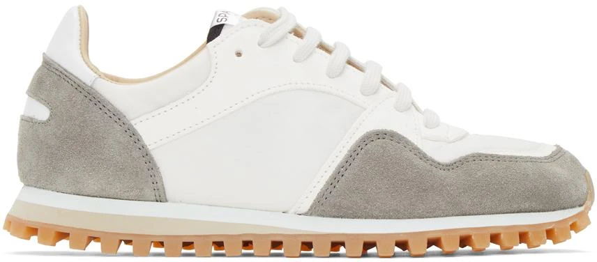 Spalwart White & Beige Marathon Trail Low (WBHS) Sneakers 1