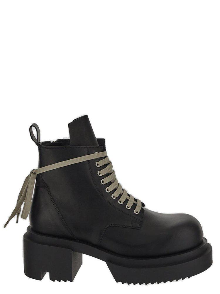 Rick Owens Low Army Bogun Lace-Up Boots – On Sale Now with Up to Rick Owens Low Army Bogun Lace-Up Boots – On Sale Now with Up to