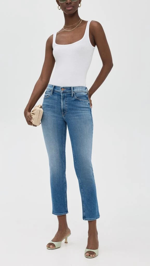 MOTHER The Mid Rise Dazzler Crop Jeans 4