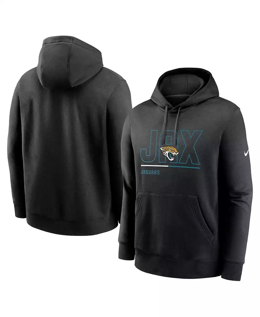 NIKE Men's Black Jacksonville Jaguars City Code Club Fleece Pullover Hoodie